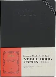 Life Notebook, Noble Book, A5, Grid, N1620, Black