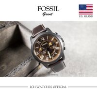 原裝進口美國FOSSIL Grant Chronograph系列三眼計時錶手錶-男錶女錶情侶錶生日禮物情人節禮物非機械錶