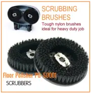 Nebula Floor Polisher PG-50001 Scrubbing Brushes (2 PCs Spare Pads Brusher* )