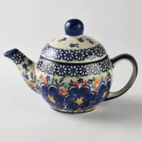 在飛比找momo購物網優惠-【波蘭陶】Vena 陶瓷茶壺含濾網 陶瓷茶壺+濾茶器 水壺 