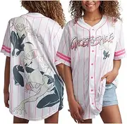 [Marvel] Women's Spider-Man Baseball Jersey - Novelty Fashion Spider-Man Uniform Shirt - Spidey Jersey Top for Women (S-L)