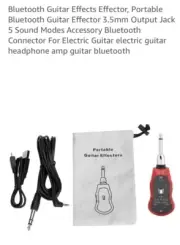 Guitar Synthesize Effector,portable Bluetooth Guitar Effect 3.5mm Output Jack699