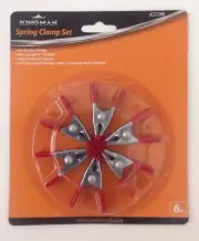 240pc Metal Spring Clamp Set-Vinyl Protective Sleeve-Length 2''/5.08 cm