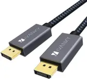 DisplayPort Cable 15ft DP Cable 4K@60Hz 2K@165Hz 2K@144Hz Nylon Braided High ...
