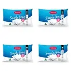 8pc Tontine 46x72cm Simply Living Cotton Pillow Medium Profile Home Bedding WHT