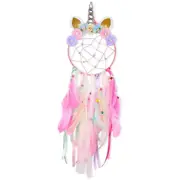 Unicorn Dream Catcher LED Light Wall Hanging for Car Girls Kids Bedroom Decor