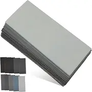 Hoement 100pcs Sandpaper Sheets Wet Dry Sanding Paper for Wood Metal Automotive 80-5000 Grit