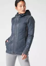Athleta S Rock Ridge PrimaLoft Jacket Small (4 6) Astronomy Grey $178 NWT