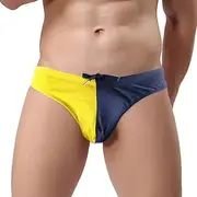 [ZUOLAIYIN] Swimming Trunks Men's Swimming Briefs Sexy Swimming Shorts with Drawstring Swimming Shorts Short Beach Shorts