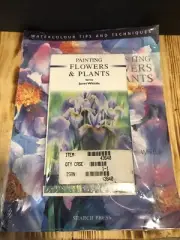 Painting Flowers & Plants with Janet Whittle - Watercolor - VHS & Book New