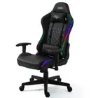 NNEMB Gaming Chair, with Bluetooth Speakers, RGB LED Lights, Reclining Game Armc