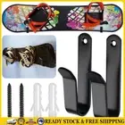 2Pcs Snowboard Wall Rack Snowboard Wall Mount Clips for Ski Board Longboard
