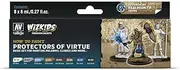 Vallejo Wizkids Premium Paint Protectors of Virtue 8 piece Colours Set