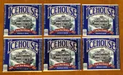 Lot of 6 unused beer labels PLANK ROAD BREWERY ICEHOUSE