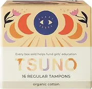 Tsuno Organic Cotton Tampons 16 Regular