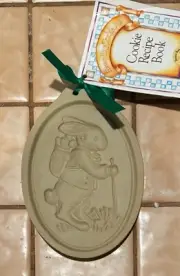 Vintage Brown Bag Cookie Art Cookie Mould Peter Rabbit 1984