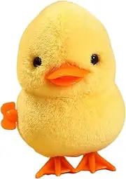 Generic Chick Clockwork Doll Toy, Clockwork Hopping Chick Toy, Mini Clockwork Toys, for Party Favors Gift, Yellow Jumping Duck