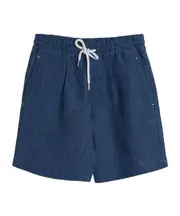 linen bermuda shorts 10Y blue