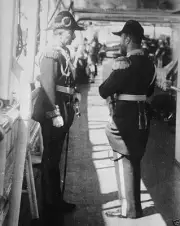 Kaiser Wilhelm II and Czar Nicholas II on yacht New 8x10 World War I WW1 Photo