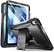 [ZtotopCases] for iPad Air 11 Inch M3 2025 & M2 2024 /iPad Air 5th/4th Generation 10.9 Inch 2022/2020, iPad Pro 11" 2018 1st, Built-in Screen Protector, Shockproof Cover+ Kickstand - Black