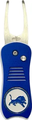 NFL Detroit Lions Switchblade Golf Divot Tool (Blue/White)