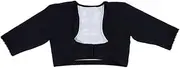 [Minkissy] Hunchback Correction Chest Support Bodysuit Tank Top Sleeve Cor Tops for Women Waist Fanny Suits Stretchy Belt for Women Strapless Pants Arm Slings Zipper Garments Black Acrylic