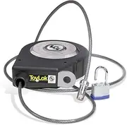 Lippert 337120 RV ToyLok Anti-Theft Device Nylon Casing 15FT with Padlock