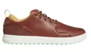 Adidas Flopshot Golf Shoes GY8523 Tan Brown Golden Beige Pulse Mint Grey 9.5 W