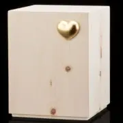Wood Memorial Urn Cremation Urns for Ashes Ossuary Box Made in Italy Remembrance