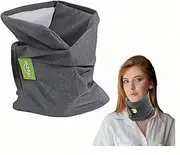 Longfng Ergonomic Travel Neck Pillow,Lightweight Portable Soft Airplane Pillow,Washable Neck Support Pillow for Long Flight and Car Travel Essentials