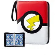 Card Binder for Pokemon Cards Binder 4-Pocket, 440 Pockets Trading Card Games Collection Binder with Sleeves