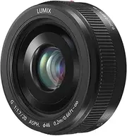 [Panasonic] LUMIX G II Lens, 20MM, F1.7 ASPH., MIRRORLESS Micro Four Thirds, H-H020AK (USA Black)
