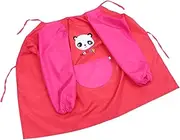 Kisangel 1pc Waterproof Apron Smock Apron Bibs Waterproof Bib Waterproof Bib Cartoon Aprons Smock Bib Dining Bib Feeding Apron Apron Polyester Red