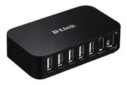 D-Link 7-Port USB 2.0 Hub with 2 Fast Charge Ports (DUB-H7)