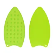 2pcs Silicone Iron Rest Pad Hot Resistant Mat Iron Rest Plate Green