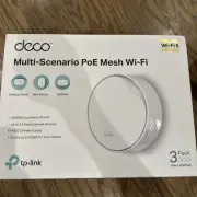 TP-Link Deco X50-PoE 3-Pack | AX3000 Whole Home Mesh Wi-Fi 6 System with PoE