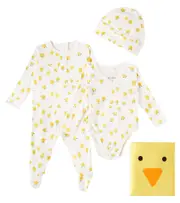 [Stella McCartney Kids] Stella McCartney Kids Baby cotton bodysuit, blanket, and hat set M 24 multicoloured