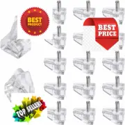 20Pcs Clear Shelf Pegs, 3Mm Plastic Shelf Pins Small Shelf Support Pins, Cabine