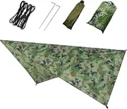 Kisangel Multi-Functional Outdoor Canopy Sun Shelter Garden Pool Shade Sail Picnic Tent Awning Camping Shading Supplies Easy Install