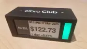 TickrMeter Stock Ticker Display Wireless Tracker Physical Portfolio E-ink
