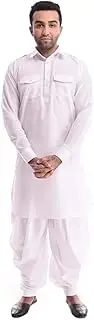 [Royal Kurta] Mens Linen Pathani Kurta and Salwar Set