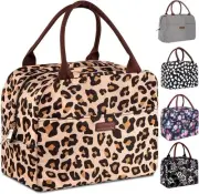 Lunch Bags for Women Insulated Cooler - Reusable Tote Bag Lunch Box with Large