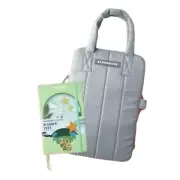 Starbucks Rewards Monthly Planner Diary Organise 2025 Green&Canvas Gray Bag Gift