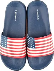 [Vizari] Kids 'USA SS' Soccer Slide Sandals For Boys and Girls