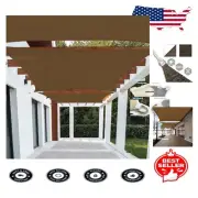 Premium 18' x 18' Rectangle Shade Sail - Heavy Duty for Patios and Gardens