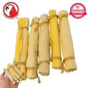 Bonka Bird Toys 2375 Pk5 4-Inch Banana Leaf Sticks Foot Talon Natural Chew Pet