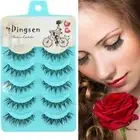 5 Pairs 3D Mink False Eyelashes Wispy Cross Natural Fake Eye Long Thick B1U1
