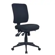 YSD AVIATOR ERGONOMIC NO ARMS TASK CHAIR Black 5 Year Warranty
