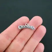 4 Chocoholic Charms Antique Silver Tone - SC1223
