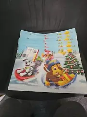 NEW Lot 6 Paw Patrol Christmas Placemats Chase Marshall Skye Rubble Rocky